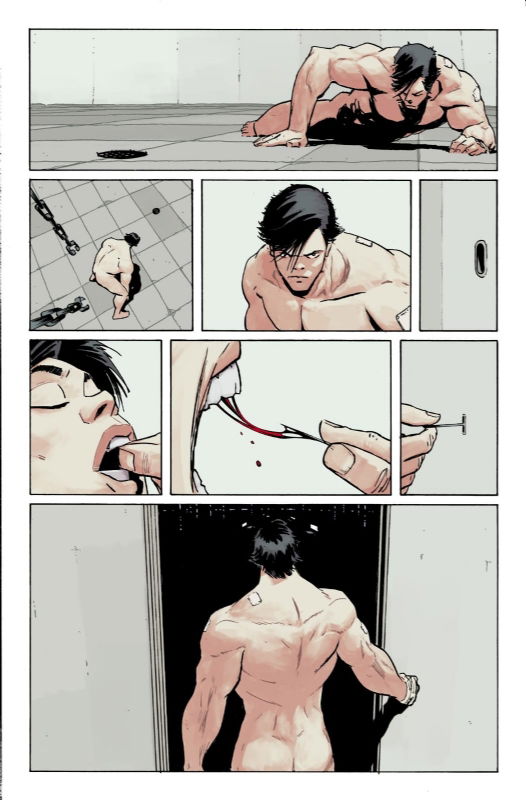 Absolute Batman #10 - page 4 - Artists' Proof By Frank Martin