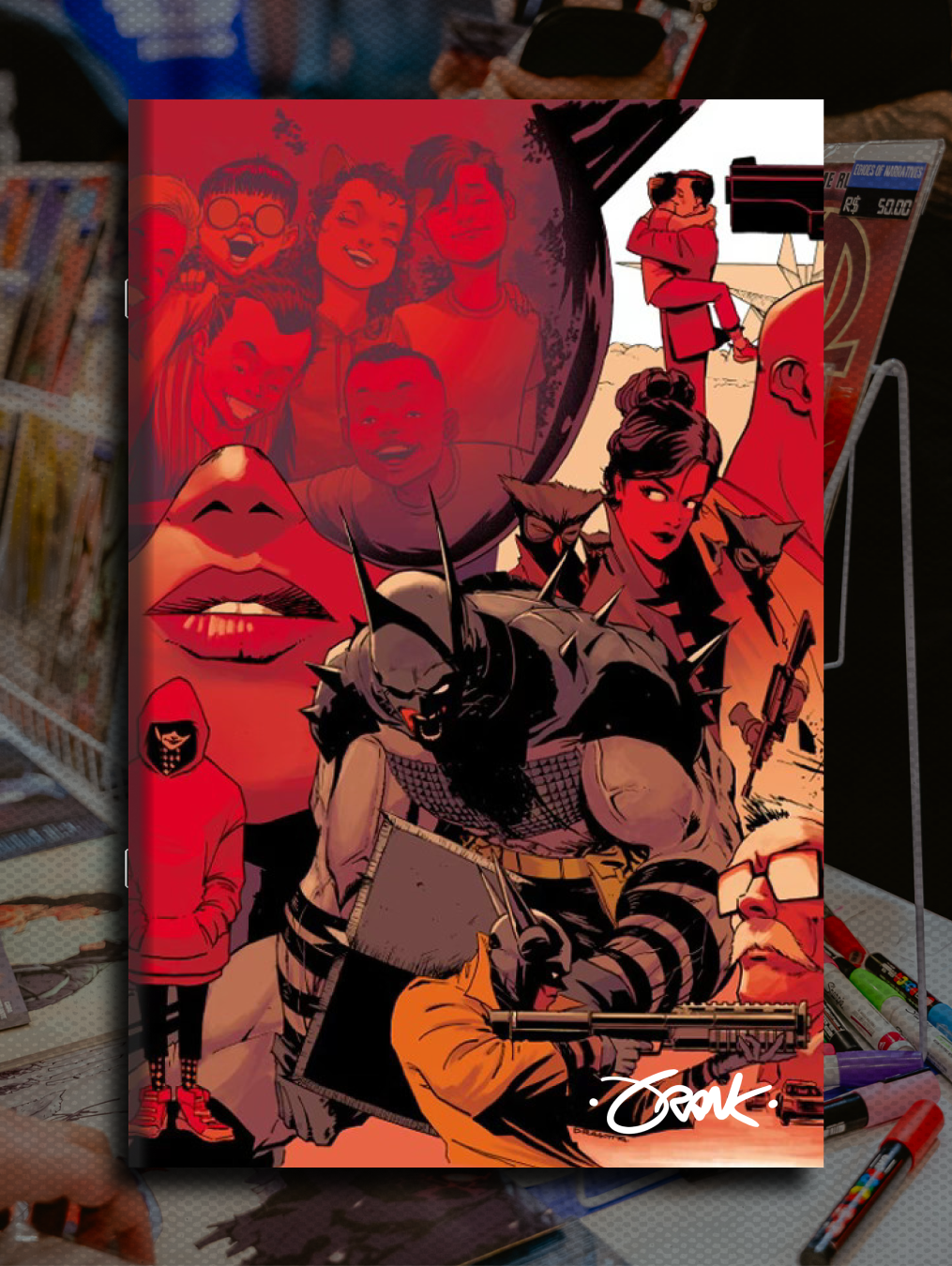 ABSOLUTE BATMAN #25 CVR A NICK DRAGOTTA GATEFOLD TRIPTYCH