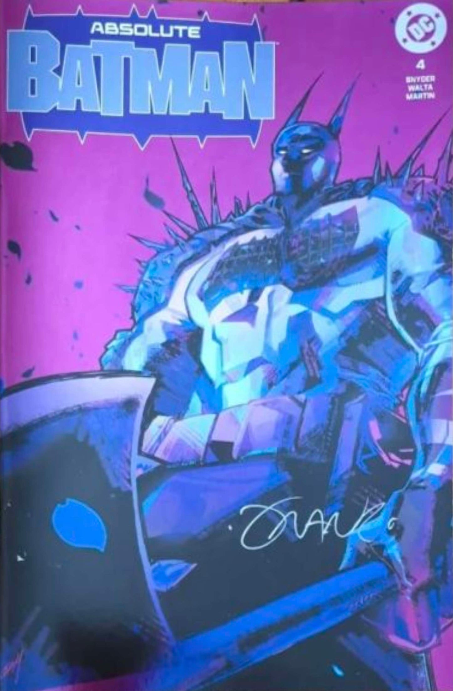 Absolute Batman #4 MegaCon Orlando 2025 Rose Besch Foil - signed by Frank Martin