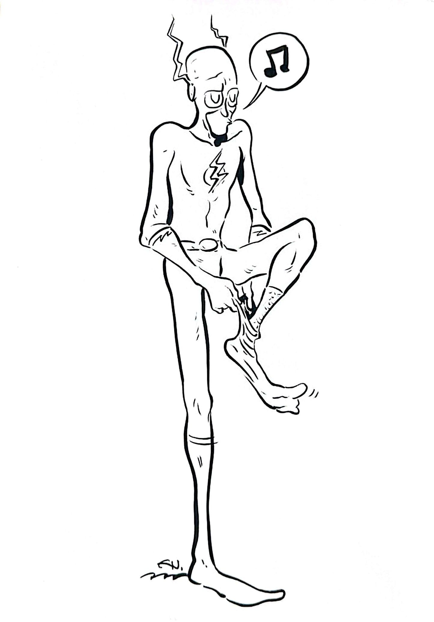 Flash - Illustration by Gustavo Magalhães