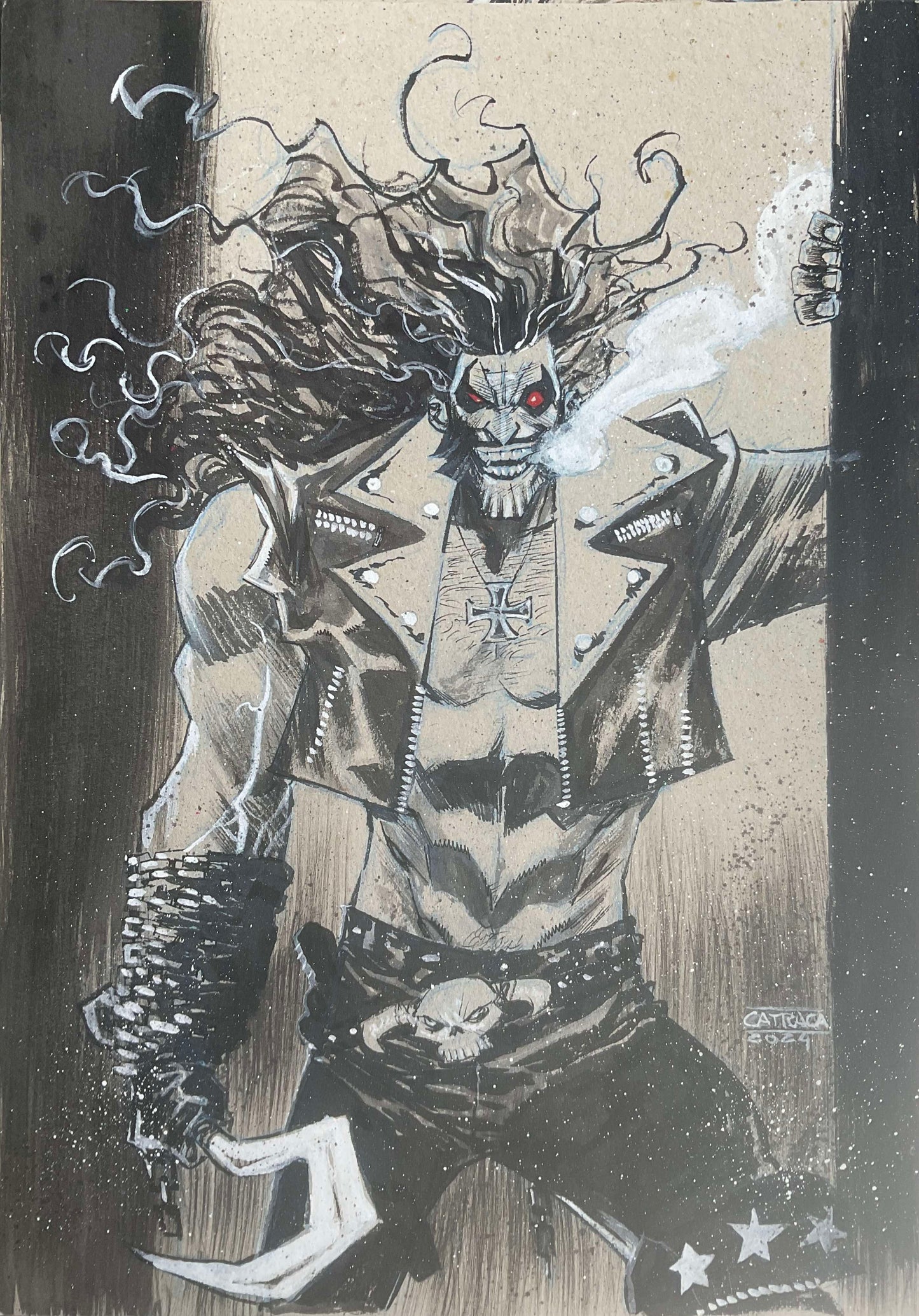 Lobo - Illustration by Rodrigo Catraca