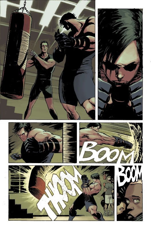 Absolute Batman #1 - page 10 - Artists' Proof By Frank Martin