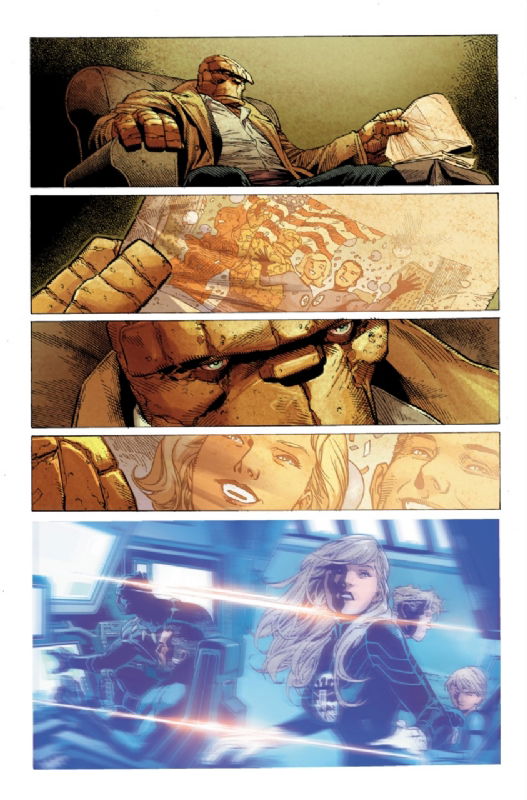 Marvel Two-in-One #1 - page 9 - Artists' Proof By Frank Martin