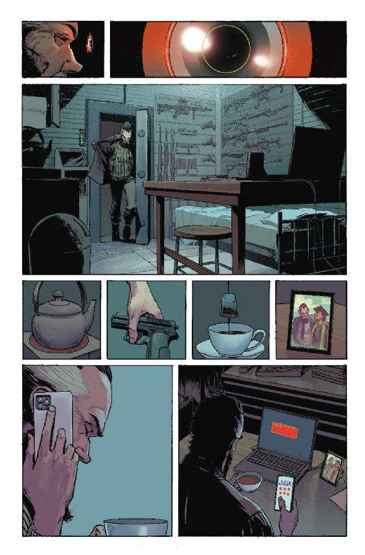 Absolute Batman #1 - page 6 - Artists' Proof By Frank Martin