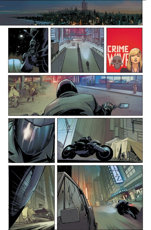 Absolute Batman #1 - page 4 - Artists' Proof By Frank Martin