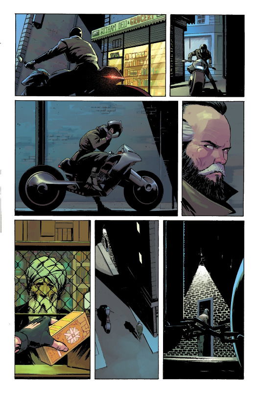 Absolute Batman #1 - page 5 - Artists' Proof By Frank Martin (Copy)