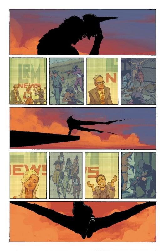 Absolute Batman #1 - page 17 - Artists' Proof By Frank Martin