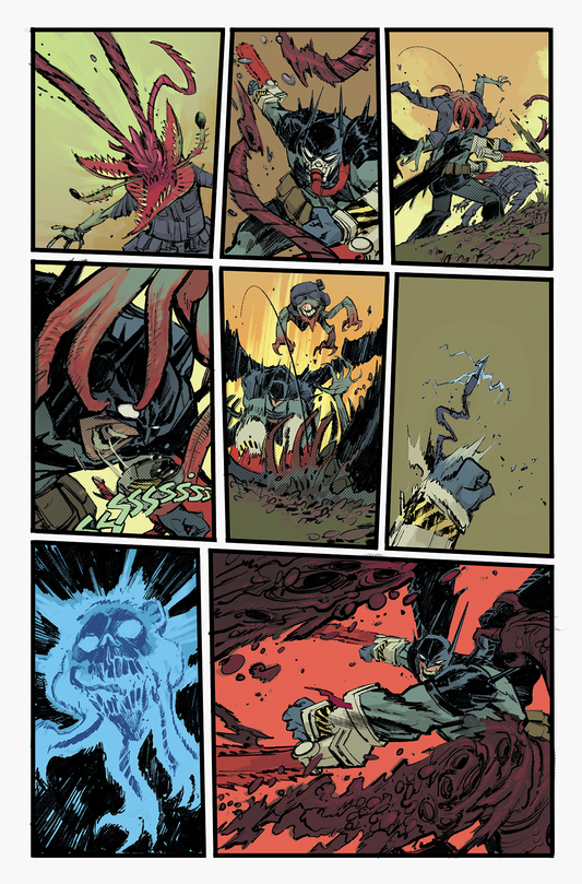 Absolute Batman #17 - page 8 - Artists' Proof By Frank Martin