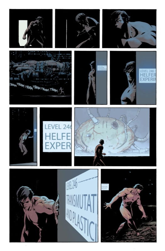 Absolute Batman #10 - page 5 - Artists' Proof By Frank Martin