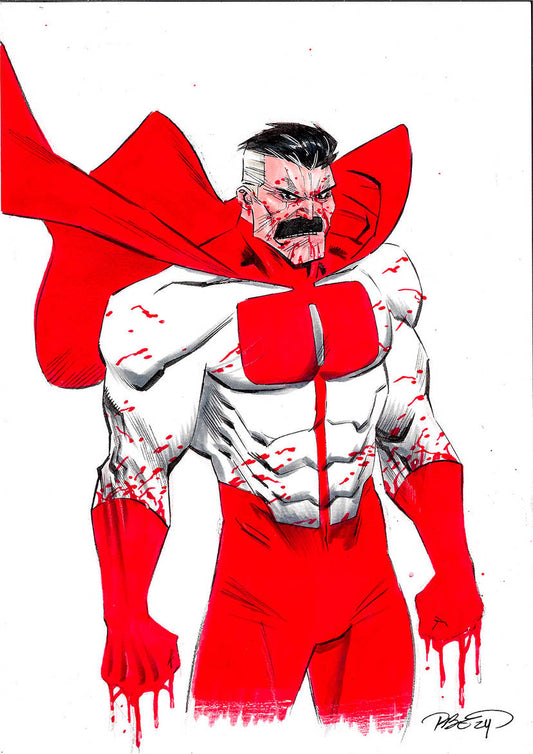 Omni Man - Illustration by Rodrigo Catraca