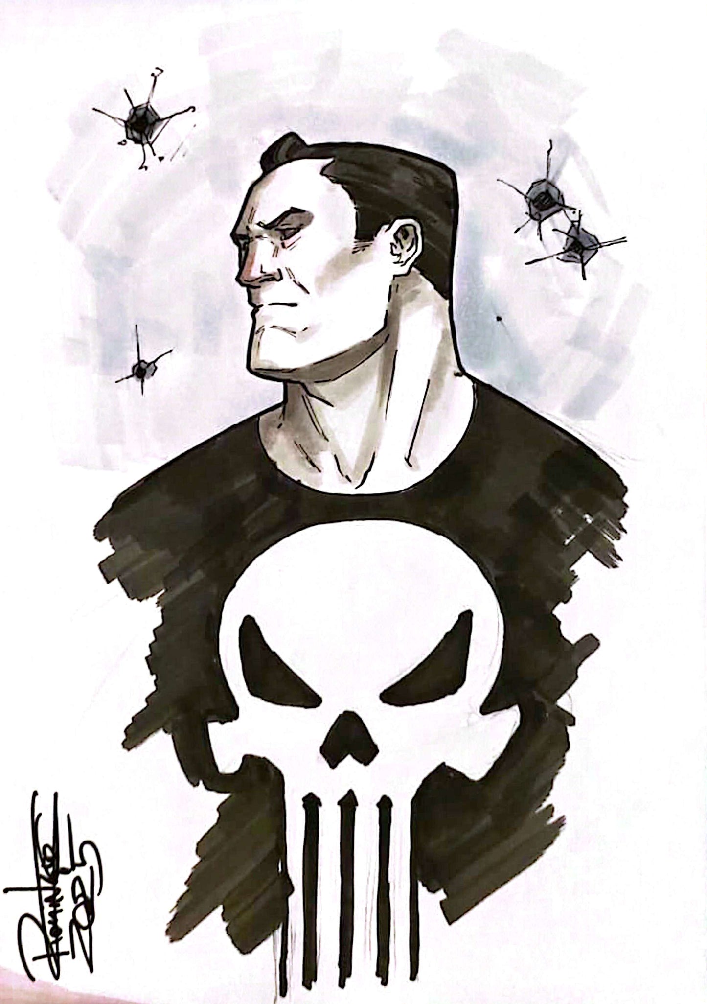 Punisher - Illustration by Rafa Domingues