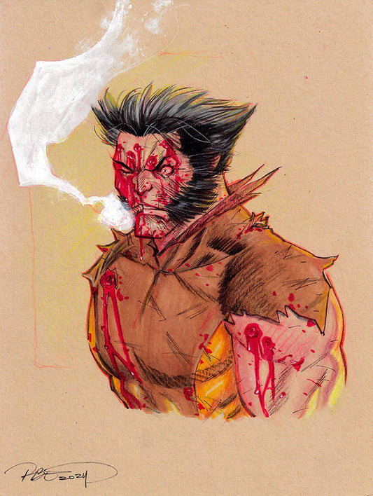 Wolverine - Illustration by Rodrigo Catraca