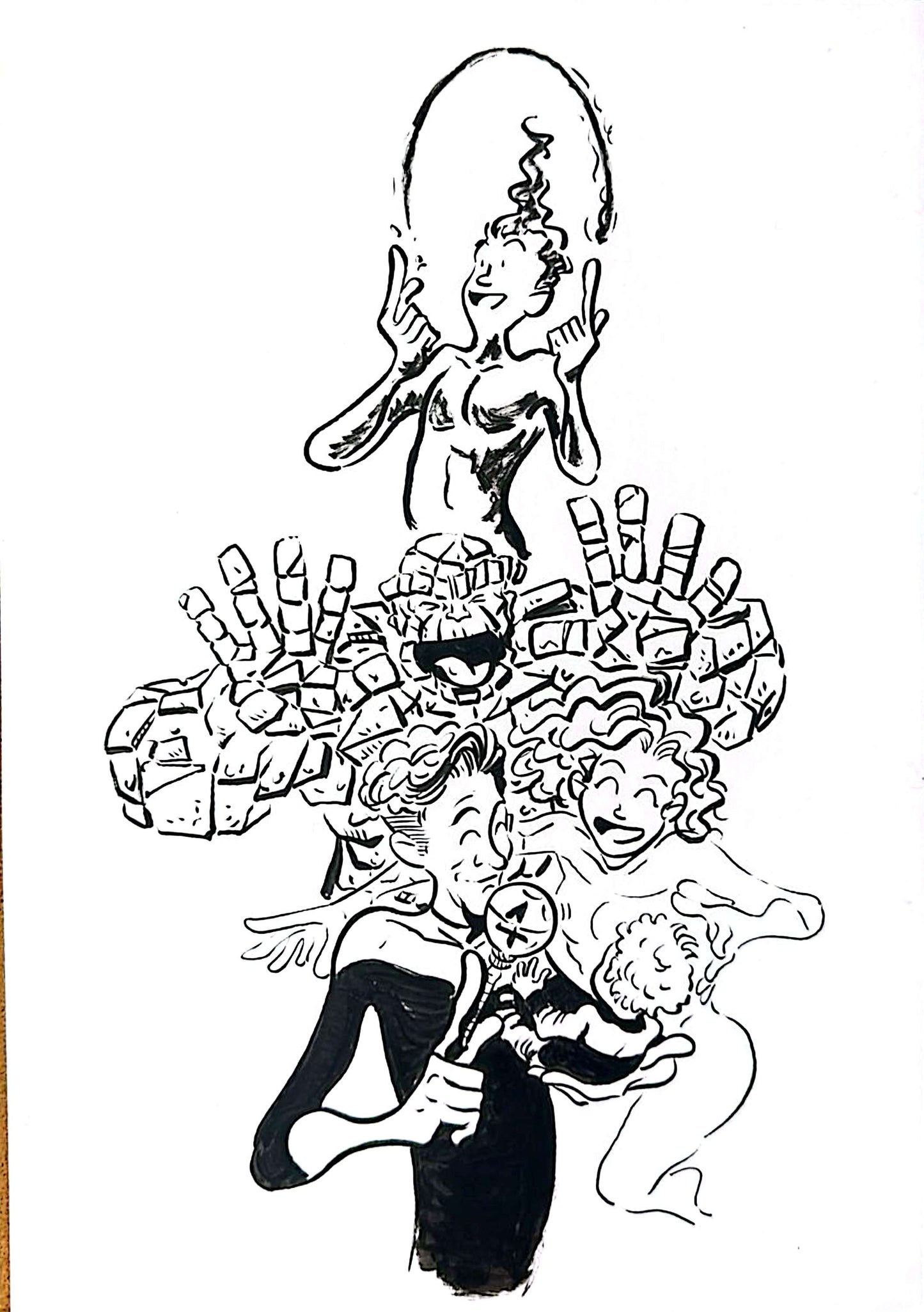 Fantastic Four - Illustration by Gustavo Magalhães