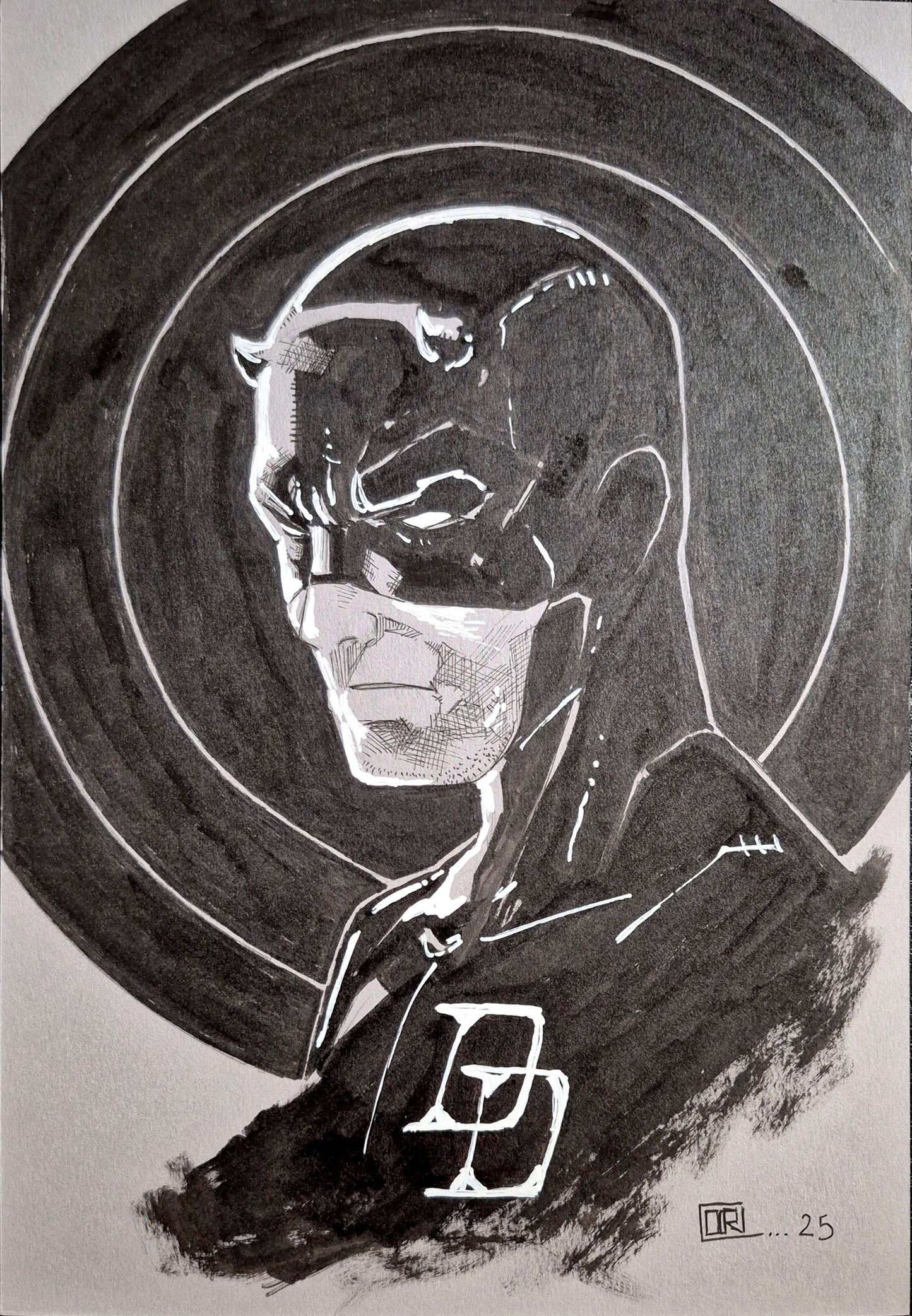 Daredevil - Illustration by Osvaldo Ruiz