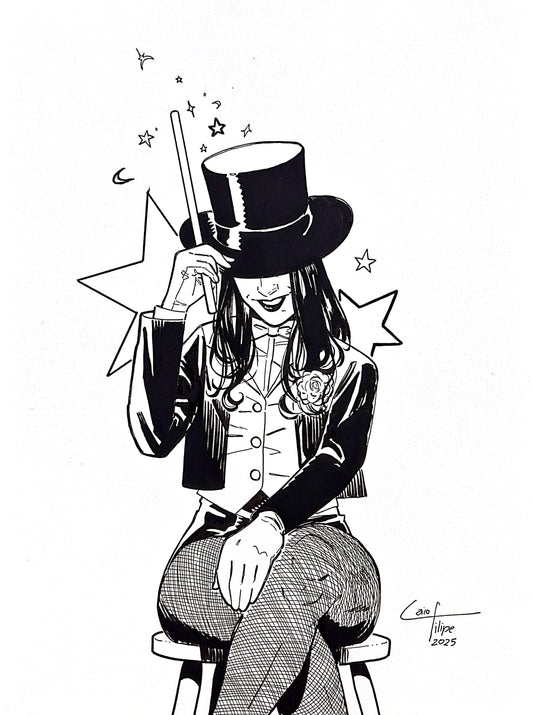 Zatanna - Illustration by Caio Filipe