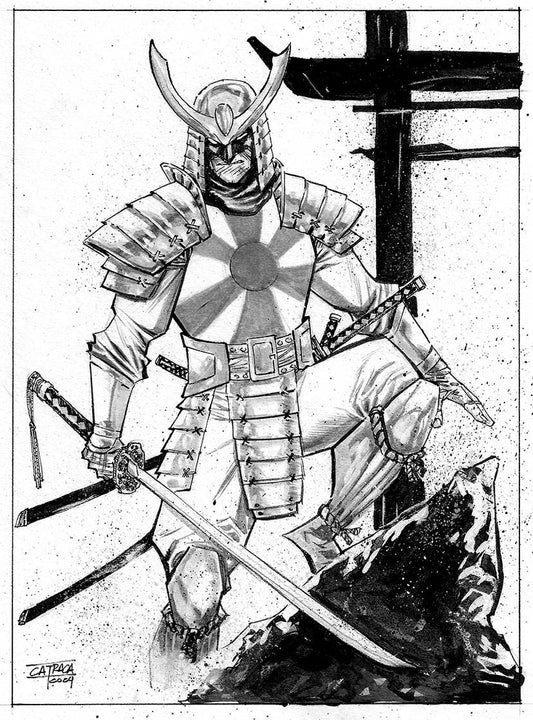 Silver Samurai - Illustration by Rodrigo Catraca