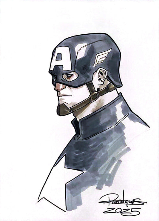 Captain America - Illustration by Rafa Domingues