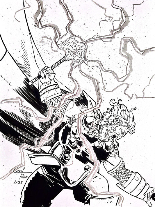 Thor - Illustration by Caio Filipe