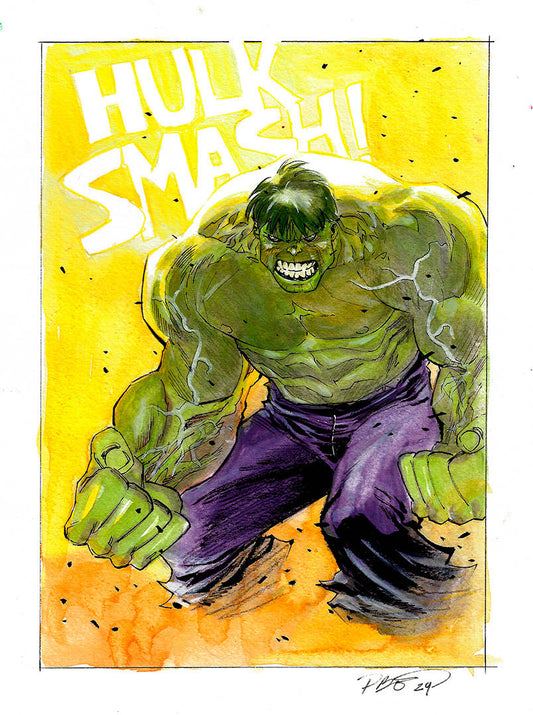 Hulk - Illustration by Rodrigo Catraca
