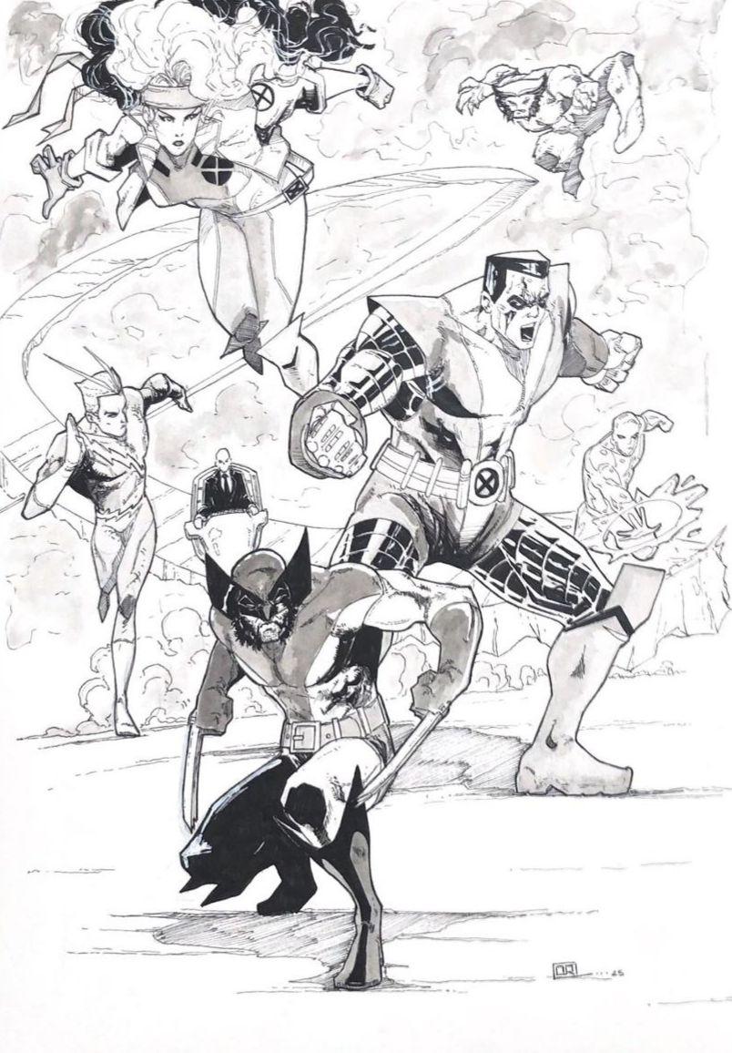 X-MEN - Illustration by Osvaldo Ruiz