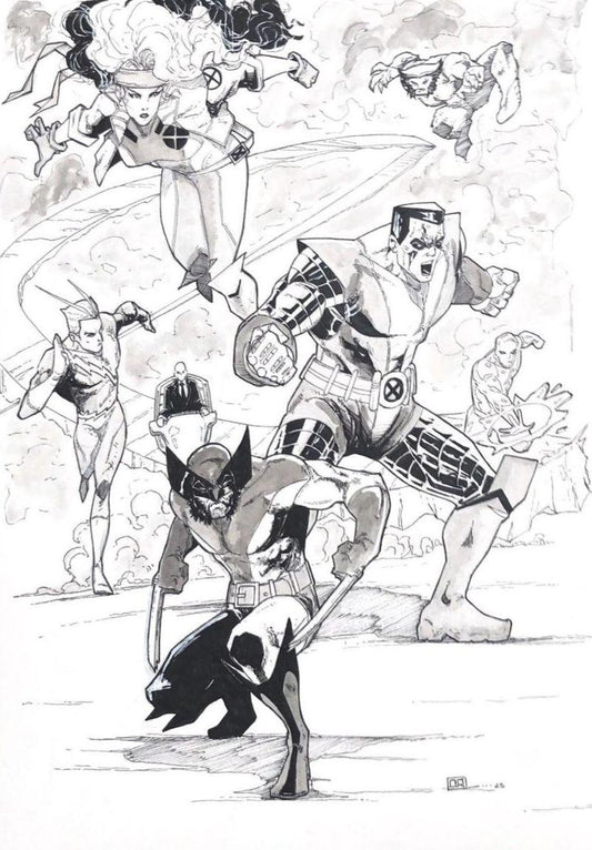 X-MEN - Illustration by Osvaldo Ruiz