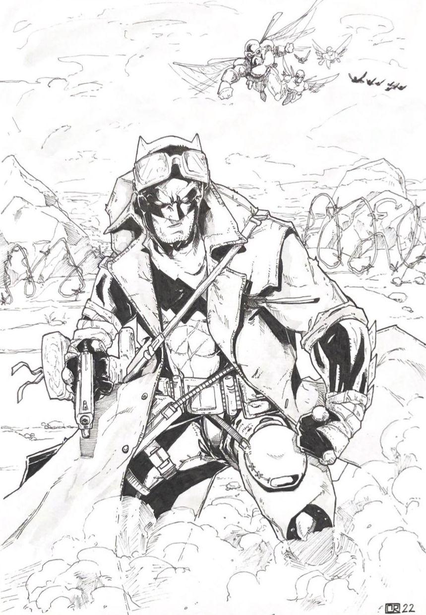 Batman - Illustration by Osvaldo Ruiz